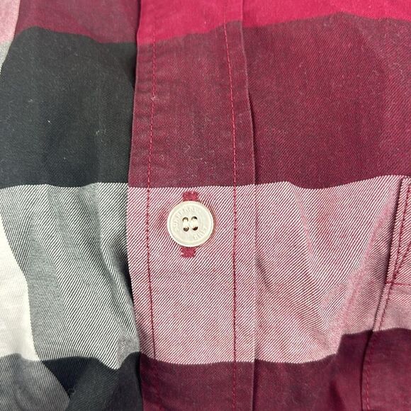 Burberry Brit Multicolor Plaid Cotton Button Down Full Sleeve Shirt XL - S - Picture 9 of 13